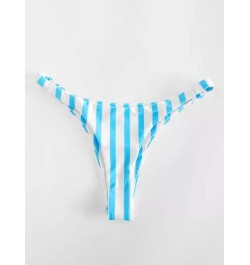 Bottom de bikini de rayas verticales