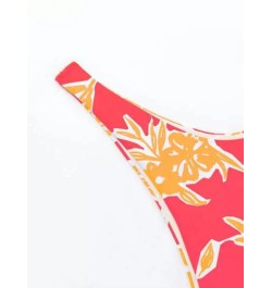 Bottom de bikini con estampado floral