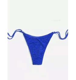 Bottom de bikini con cordón lateral