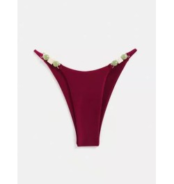 Bottom de bikini con diseño de cuenta