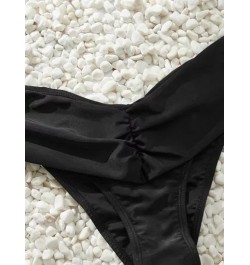 Bottom de bikini fruncido