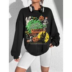 Sudaderas de Mujer Halloween Casual