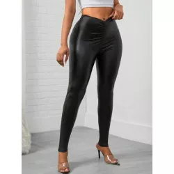 SHEIN SXY Leggings fruncido delantero