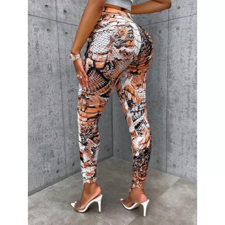 SHEIN Slayr Leggings con estampado de talle alto