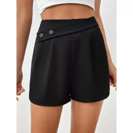 SHEIN LUNE Shorts con diseño de botón