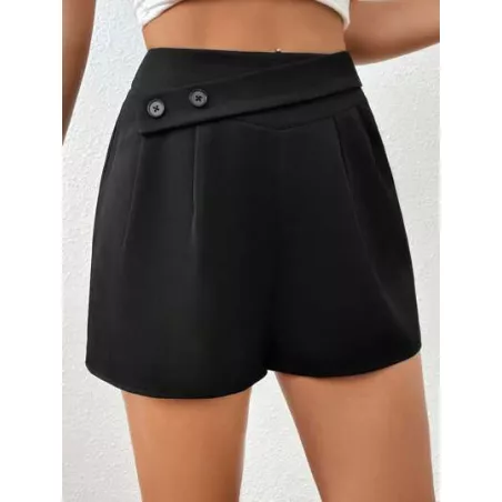 SHEIN LUNE Shorts con diseño de botón