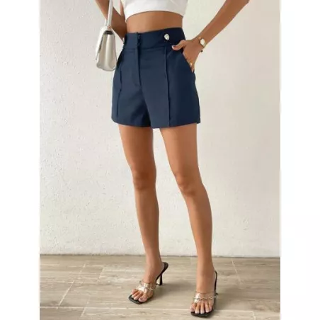 SHEIN Privé Shorts con diseño de botón