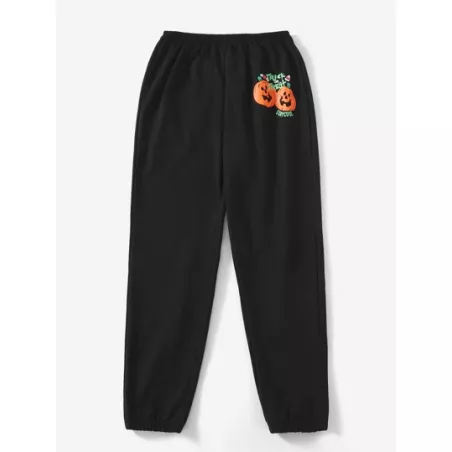 Pantalones deportivos con estampado de halloween