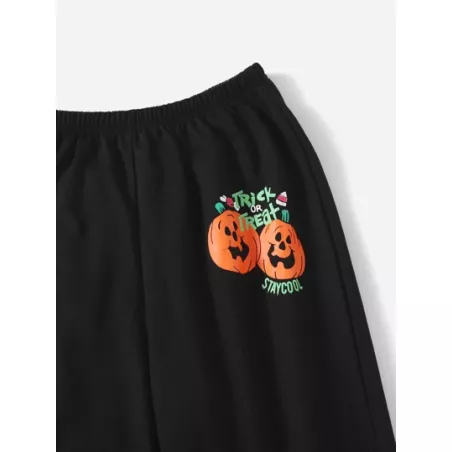 Pantalones deportivos con estampado de halloween