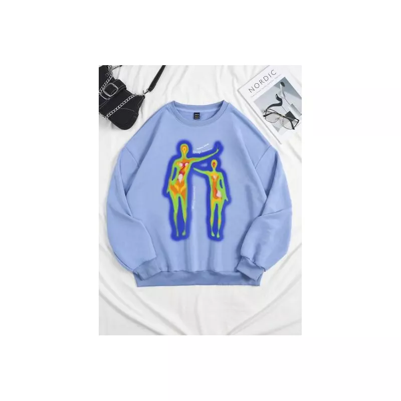 Sudaderas de Mujer Figuras Letras Casual