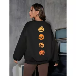 Sudaderas de Mujer Halloween Casual