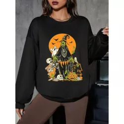 Sudaderas de Mujer Halloween Casual