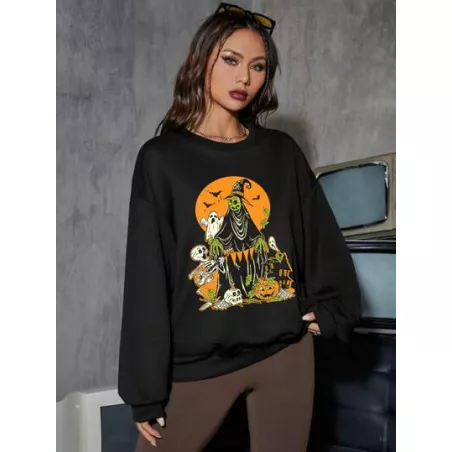 Sudaderas de Mujer Halloween Casual