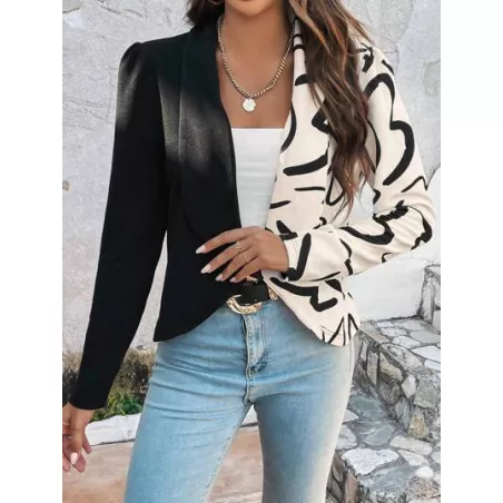 Blazers de Mujer Gráfico Casual