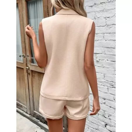 SHEIN LUNE Blazer chaleco de doble botonadura