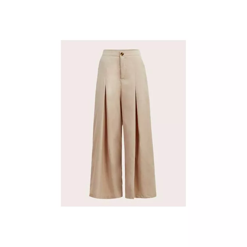 SHEIN MOD Pantalones de traje unicolor de pierna ancha