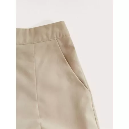 SHEIN MOD Pantalones de traje unicolor de pierna ancha