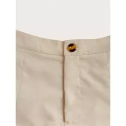 SHEIN MOD Pantalones de traje unicolor de pierna ancha