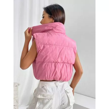 Abrigos de Invierno para Mujer Cremallera Liso Casual