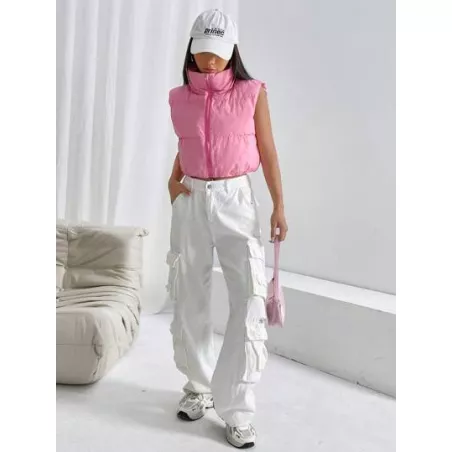 Abrigos de Invierno para Mujer Cremallera Liso Casual