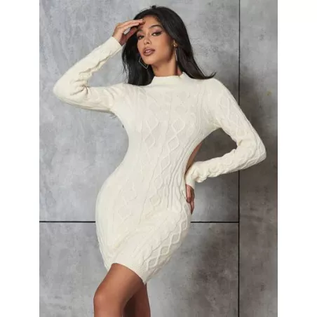 Vestidos de Jersey para Mujer Liso Casual