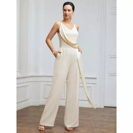 PREMIUM Mono de tirantes con fruncido