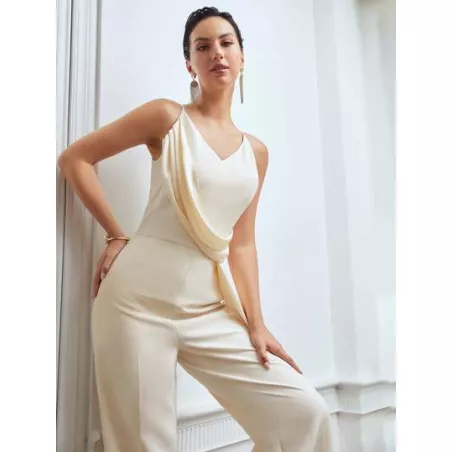 PREMIUM Mono de tirantes con fruncido