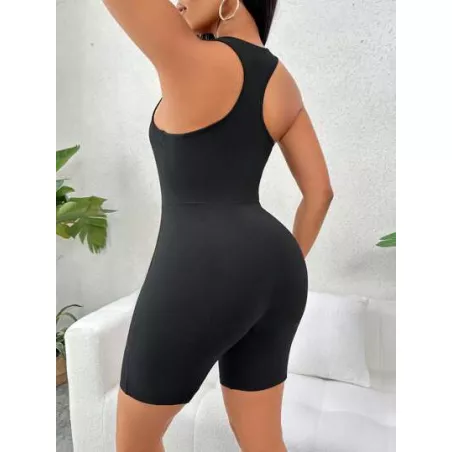 SHEIN Slayr Mono unitard con abertura escalonada