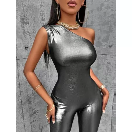 SHEIN SXY Mono unitard de un hombro