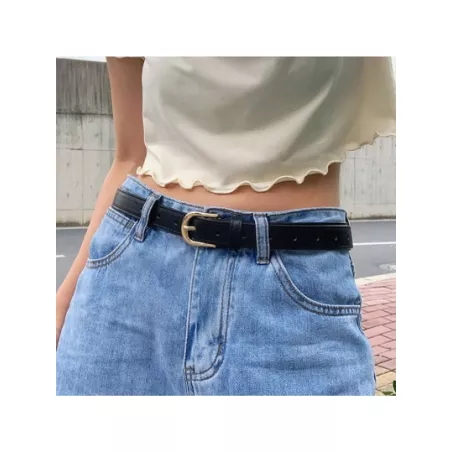 versátil decorativo Cinturón con elegante dorado hebilla , retro cintura Cinturón para de mujeres Jeans