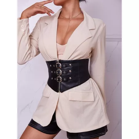 Cinturón corsé con diseño de hebilla