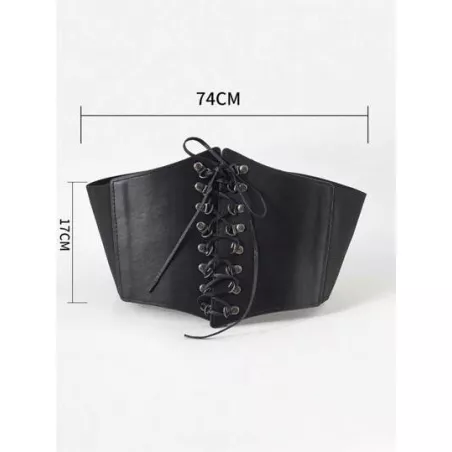 Cinturón corsé con cordón delantero