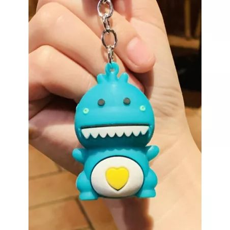 Niños 1 pieza Llavero con diseño de dinosaurio de dibujos animados con diseño de animal de dibujos animados para