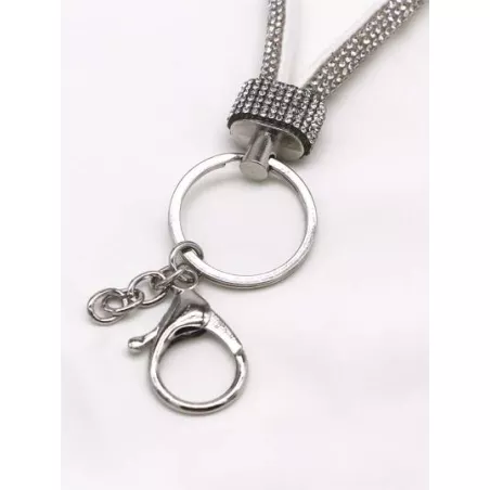 de moda espumoso con diamante de imitación incorporado Llavero Acollador Accesorio