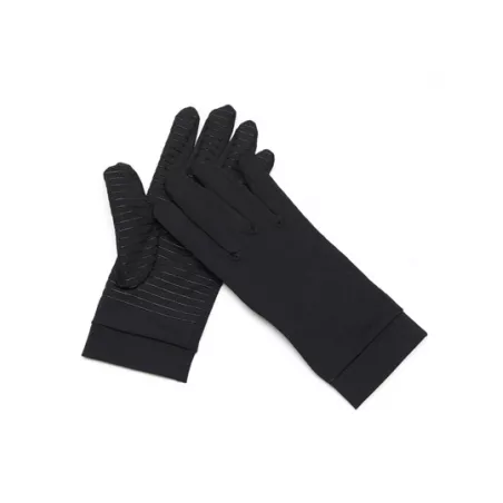 Mujer 1 par Guantes de dedo completo con patrón de rayas anti deslizante casual para para primavera con otoño