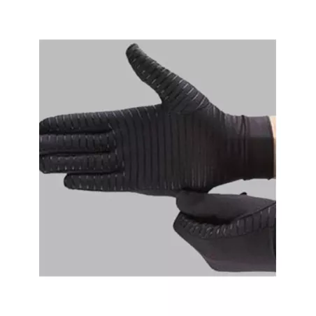 Mujer 1 par Guantes de dedo completo con patrón de rayas anti deslizante casual para para primavera con otoño