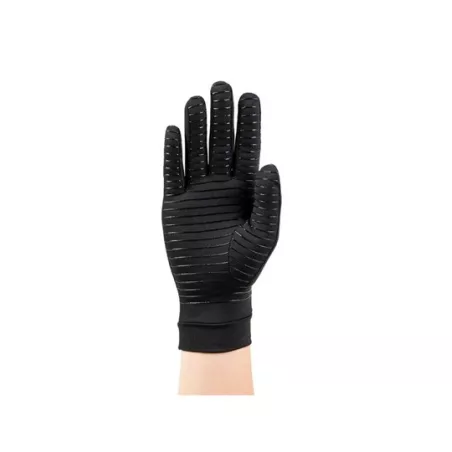 Mujer 1 par Guantes de dedo completo con patrón de rayas anti deslizante casual para para primavera con otoño