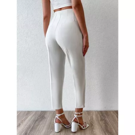 SHEIN Frenchy Pantalones de talle alto crop