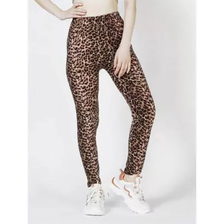 Leggings con estampado de leopardo