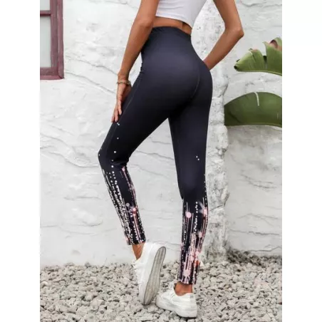 SHEIN LUNE Leggings con estampado de dibujo