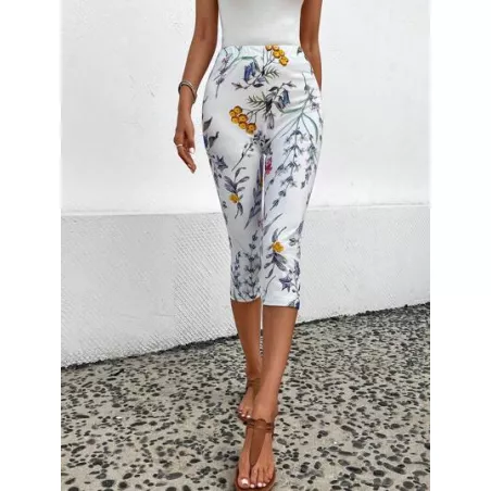 Leggings con estampado floral