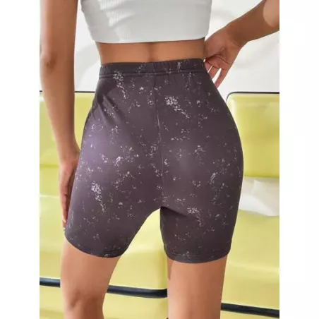 SHEIN LUNE Shorts biker con estampado de dibujo