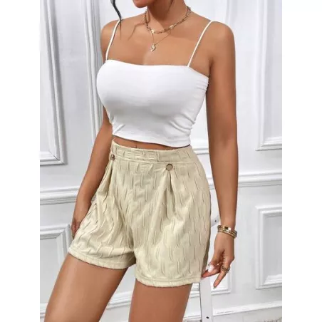 SHEIN LUNE Shorts con fruncido