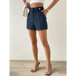 SHEIN Privé Shorts con diseño de botón