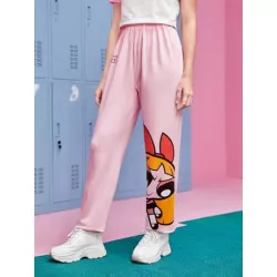 The Powerpuff Girls |  Pantalones deportivos con estampado de dibujos animados