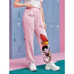 The Powerpuff Girls |  Pantalones deportivos con estampado de dibujos animados