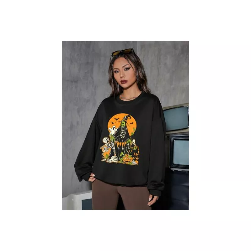 Sudaderas de Mujer Halloween Casual