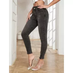 Jeans ajustados cremallera