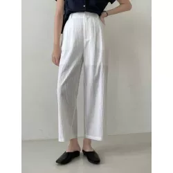 Dazy-Less Pantalones de traje unicolor con bolsillo oblicuo