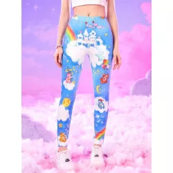 X Care Bears Leggings con estampado de dibujos animados